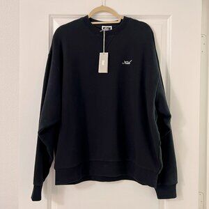 Kith Black Nelson Embroidered Logo Sweatshirt, NEW